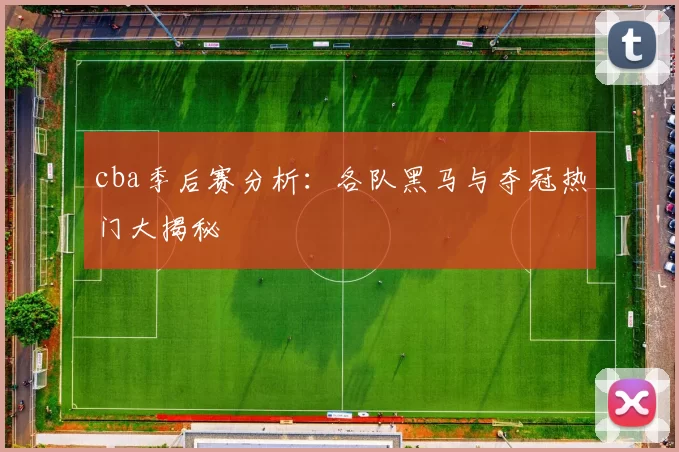 cba季后赛分析:各队黑马与夺冠热门大揭秘